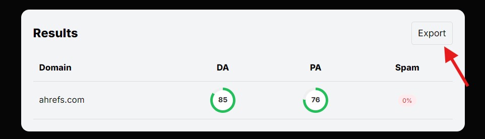 DAPA Checker Export File