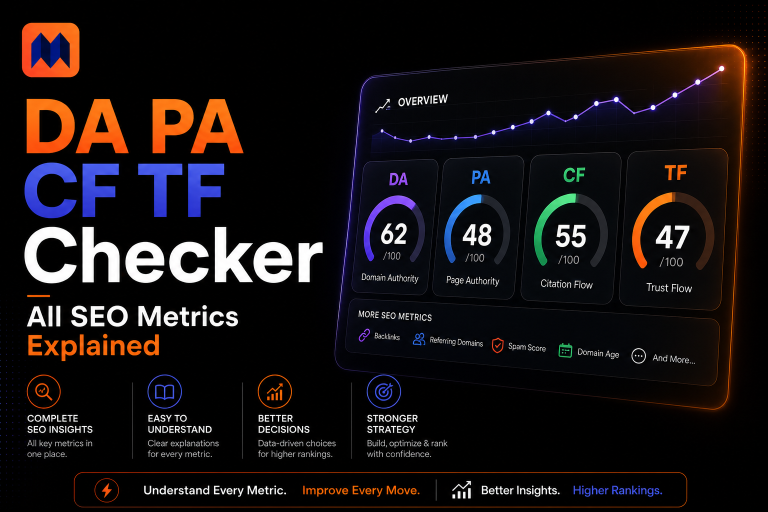DA PA CF TF Checker