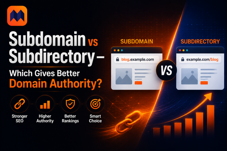 Subdomain vs Subdirectory